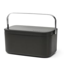 BRABANTIA SINKSIDE AANRECHT AFVALBAKJE 1.8L DARK GREY