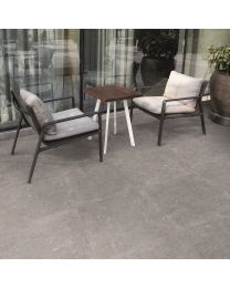 DALLE DE TERRASSE CITY ROME TTC851/3DI 80X80X2CM GRIS FONCÉ