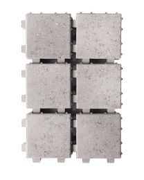 COECK PAVES PERMEABLES A L'EAU 20X20X6CM GRIS