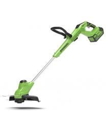 GREENWORKS G40T5K2 40V COUPE BORDURES 2 AH ACCU + CHARGEUR