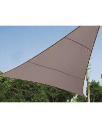 PEREL VOILE SOLAIRE TRIANGLE 5X5X5M TAUPE