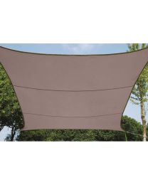 PEREL VIERKANT ZONNEZEIL 3.6X3.6M CRÈME