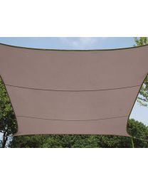 PEREL VOILE SOLAIRE RECTANGULAIRE 4X3M TAUPE