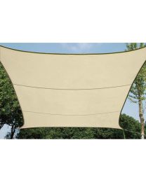 PEREL VOILE SOLAIRE CARRE 5X5M CHAMPAGNE