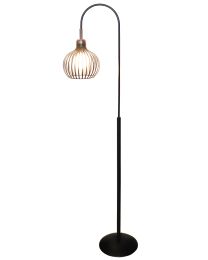 FANTASIA RAGA 1XE27 LAMPADAIRE NOIR+CUIVRE