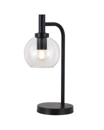 FANTASIA OSIRA TAFELLAMP E27 NOIR CLAIR VERRE 150MM