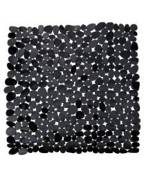 WENKO PARADISE TAPIS DE DOUCHE ANTIDERAPANT NOIR 54X54CM