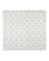 WENKO ROCHA TAPIS DE DOUCHE ANTIDERAPANT BLANC 54X52CM