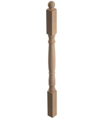 SOGEM BALUSTER TRAPLEUNING PT 1 GEDRAAID EIK 1.30M 7X7CM