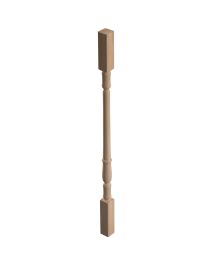 SOGEM BALUSTER TRAPLEUNING BT 1 GEDRAAID EIK 0.92M 4.5X4.5CM