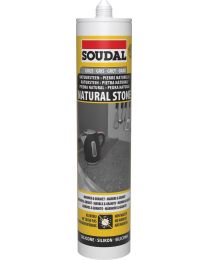 SOUDAL NATUURSTEEN SILICONE MARMERGRIJS 290ML