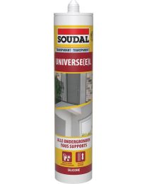 SOUDAL SILICONE UNIVERSEL TRANSPARENT 290ML