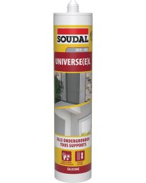 SOUDAL UNIVERSELE SILICONE GRIJS 290ML