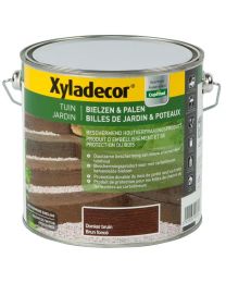 XYLADECOR BIELZEN EN PALEN SATIN DONKERBRUIN 2.5L