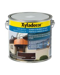 XYLADECOR RAAM EN DEUR UV PLUS SATIN NOTENHOUT 2.5L