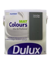 DULUX COLOURS MUR ET PLAFOND MAT - CAMOUFLAGE 2.5L