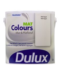 DULUX COLOURS MUR ET PLAFOND MAT - MERINGUE 2.5L