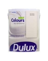 DULUX COLOURS MUR ET PLAFOND MAT - MONT BLANC 5L