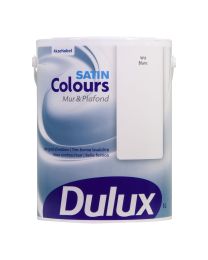 DULUX COLOURS MUR ET PLAFOND SATIN - BLANC 5L