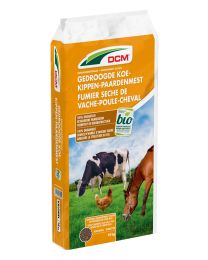 DCM FUMIER SECHE DE VACHE/POULE/CHEVAL 10KG BIO