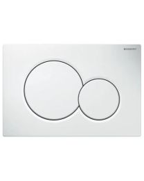 GEBERIT SIGMA01 PLAQUE DE DECLENCHEMENT BLANC