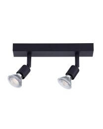 FANTASIA RUNE 2L SPOT PLAFOND NOIR 2X GU10 4.3W DIMMABLE