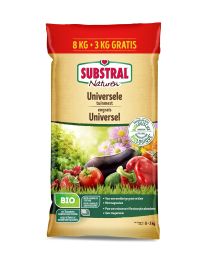 SUBSTRAL NATUREN UNIVERSELE TUINMEST 8KG + 3KG GRATIS