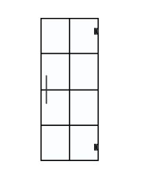 THYS THYTAN EVERYWAY PORTE VERRE BLACKLINE 8R 83X201CM