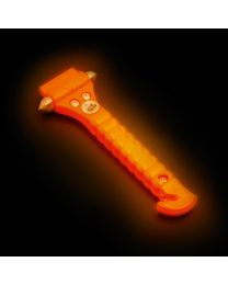 LIFEHAMMER MARTEAU D ÉMERGENCE ORIGINAL GLOW IN THE DARK ORANGE