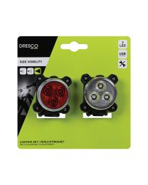 DRESCO LED VERLICHTINGSSET USB OPLAADBAAR 3 LED’S