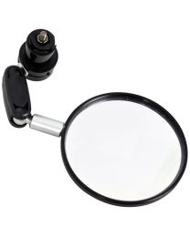 DRESCO FIETSSPIEGEL ROND 7,5CM ZWART