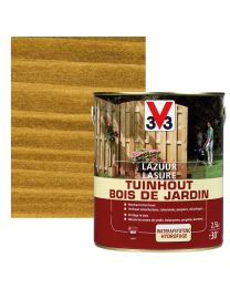 V33 HOUTBEITS / LAZUUR TUINHOUT 2,5L MAT DONKERBRUIN