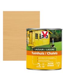 LASURE CHALETS TONS BOIS 0.75L SATIN CHENE CLAIR