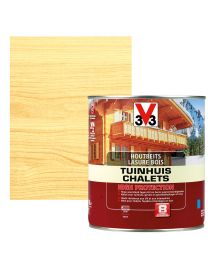 V33 HOUTBEITS / LAZUUR TUINHUIS HIGH PROTECTION 0,75L ZIJDEGLANS KLEURLOOS