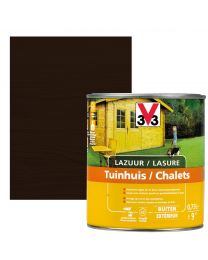 LASURE CHALETS TONS BOIS 0.75L SATIN EBENE