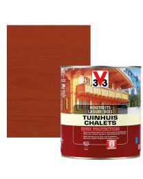 V33 HOUTBEITS / LAZUUR TUINHUIS HIGH PROTECTION 0,75L ZIJDEGLANS MAHONIE