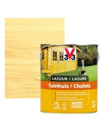 LASURE CHALETS TONS BOIS 2.5L SATIN INCOLORE