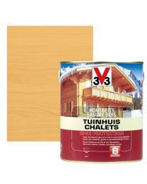 V33 HOUTBEITS / LAZUUR TUINHUIS HIGH PROTECTION 2,5L ZIJDEGLANS NOORSE DEN