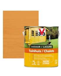 LASURE CHALETS TONS BOIS 2.5L SATIN CHENE MOYEN