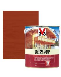 V33 HOUTBEITS / LAZUUR TUINHUIS HIGH PROTECTION 2,5L ZIJDEGLANS MAHONIE