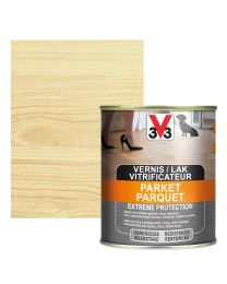 V33 VERNIS / LAK PARKET EXTREME PROTECTION 0,75L ZIJDEGLANS KLEURLOOS