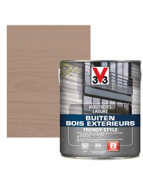 V33 HOUTBEITS / LAZUUR BUITEN TRENDY STYLE 2,5L ZIJDEGLANS AS EIK