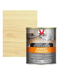 V33 VERNIS / LAK PARKET 0,75L ZIJDEGLANS KLEURLOOS