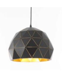 MEO HANGLAMP OLBIA ZWART-GOUD