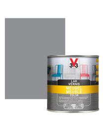 V33 LAK MEUBEL COLOR 0,5L ZIJDEGLANS LICHTGRIJS