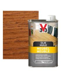 V33 OLIE MEUBEL 0,5L MAT TEAK