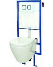 ALLIBERT HANGTOILET AZZILY - WC PACK WIT