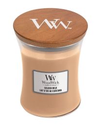 WOODWICK GOLDEN MILK MEDIUM CANDLE