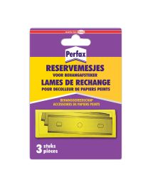 PERFAX LAMES DE RECHANGE DÉCOLLEUR DE PAPIERS PEINTS