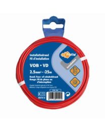 PROFILE CABLE VOB 25M 2.5MM ROUGE E410272